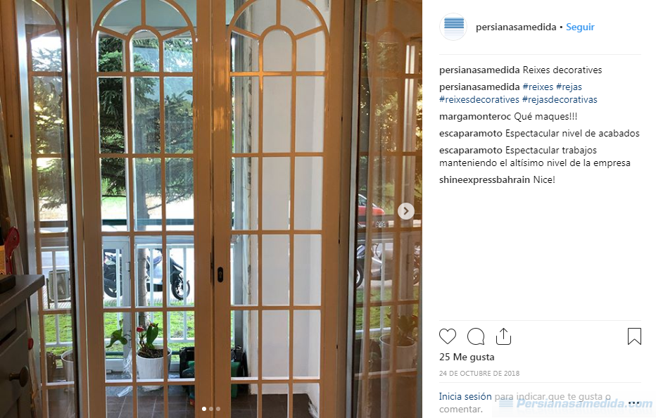 Persianasamedida estrena cuenta de Instagram